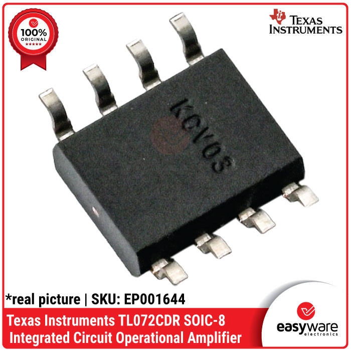 IC TL072 TL072C SMD SOIC-8 Original Texas Instruments – Op-Amp Audio High Quality - Gambar 3