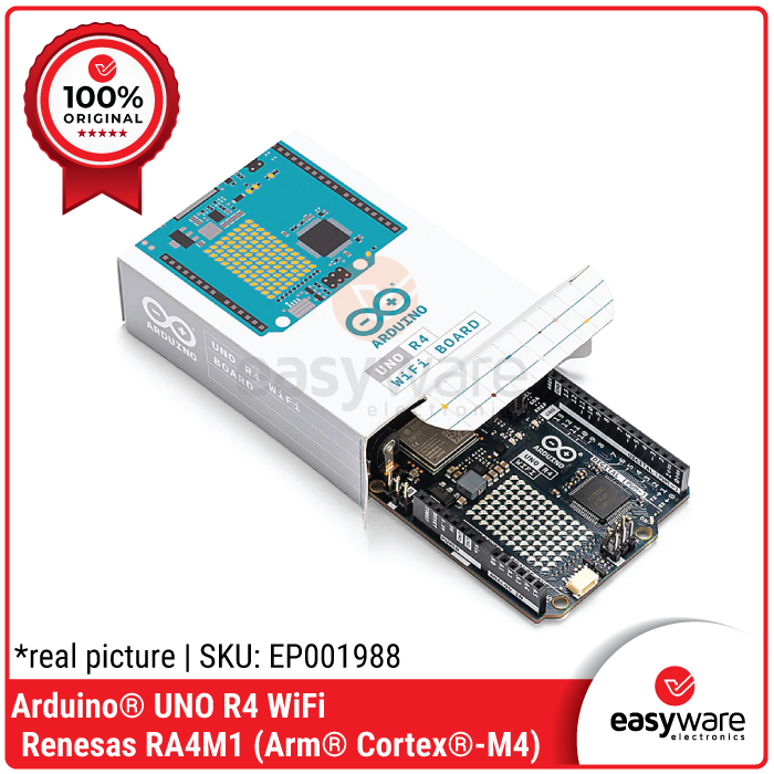 Arduino UNO R4 WiFi Development Board 32-bit Cortex M4 Mikrokontroler IoT RA4M1 Original - Gambar 2