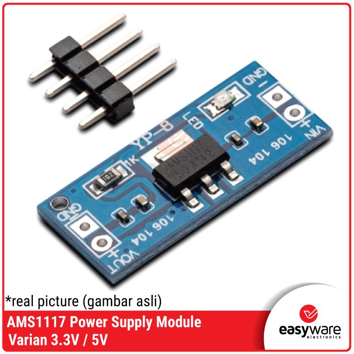 AMS1117 Power Supply Module 3.3V / 5V – Modul Step Down LDO Regulator 800mA