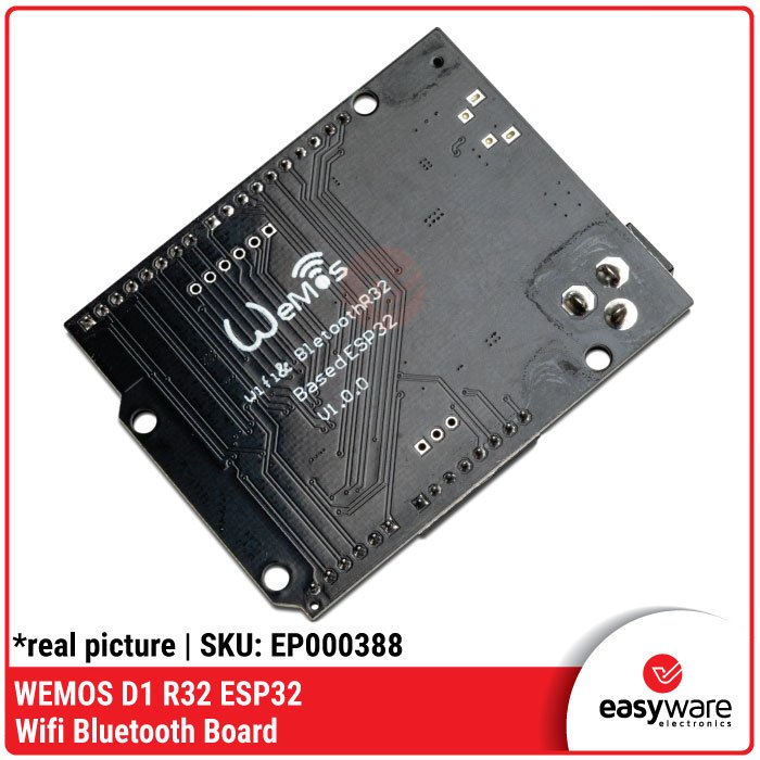 Modul ESP32 WEMOS D1 R32 – Board WiFi Bluetooth Dual Core Kompatibel Shield UNO - Image 3