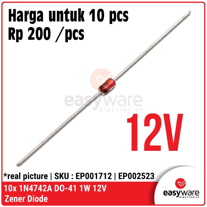 10 Pcs Diode Zener 1Watt DO-41 – Zener Diode 3.3V 5.1V 12V 15V 24V Stabilizer Tegangan - Image 7