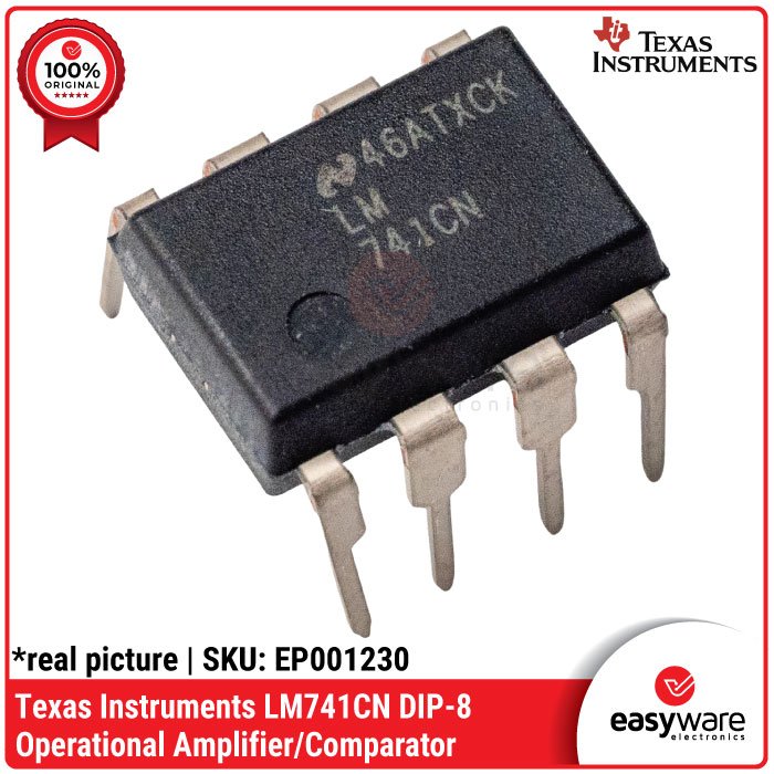IC LM741 LM741 CN OP AMP IC UA741 UA741CP IC AMPLIFIER ORIGINAL TEXAS - Image 2