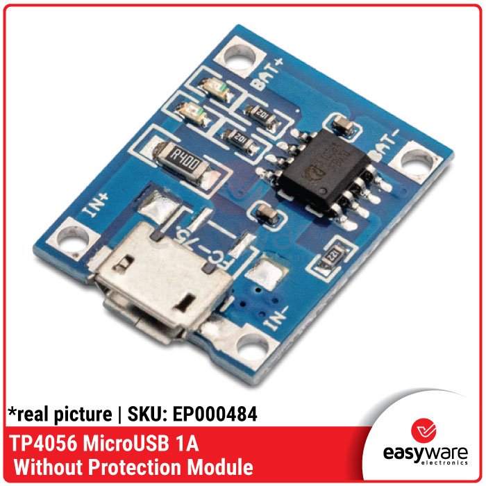 TP4056 5V 1A Battery Charging Board Type C Micro USB Mini USB With & Without Current Protection - Image 5