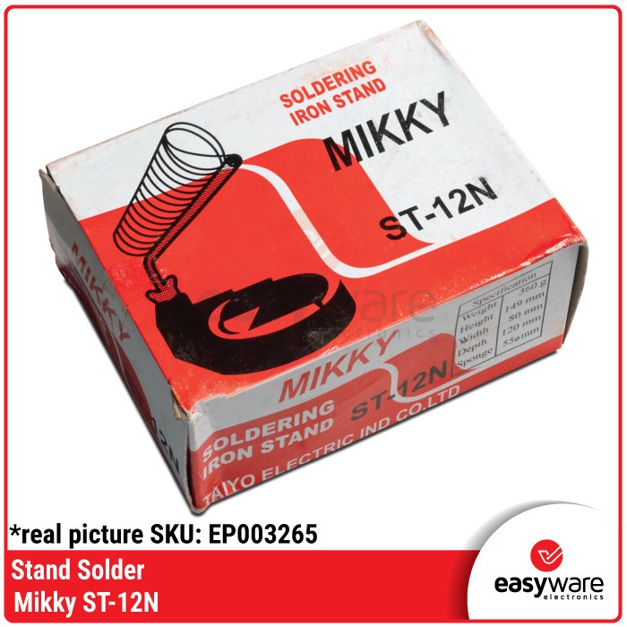 Stand Solder Mikky ST-12N Original – Dudukan Solder Besi Kokoh - Image 3