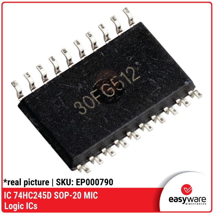 Nexperia 74HC245D SOIC-20 / MIC 74HC245D SOP-20 – IC Bus Transceiver 8-Channel Bi-directional - Image 7