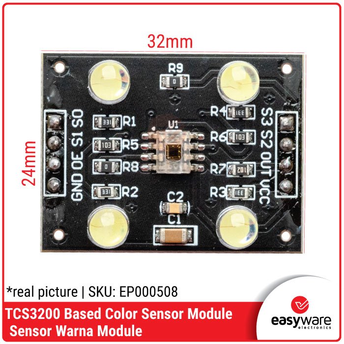 TCS3200 Color Sensor Recognition Detector module with White LED Light 3-5V Sensor warna module - Image 2