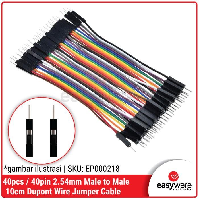 40pcs Kabel Jumper 10cm Dupont 40 Pin – Varian Male to Male / Female / Male-Female - Image 4