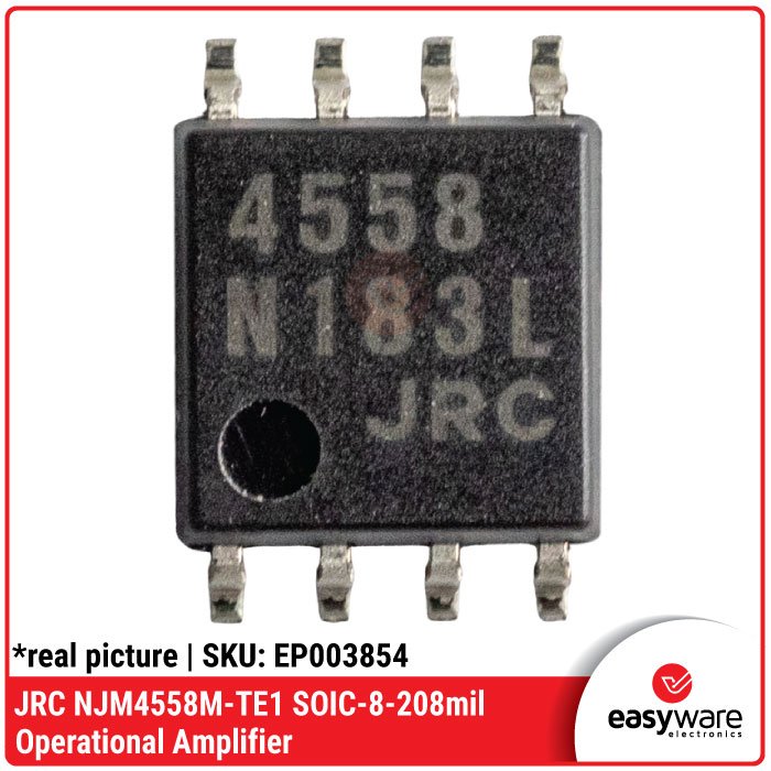 IC JRC 4558D SMD ORIGINAL NJM4558M-TE1 DMP-8 IC 4558D TEXAS INSTRUMENT ORIGINAL RC4558DR - Image 2