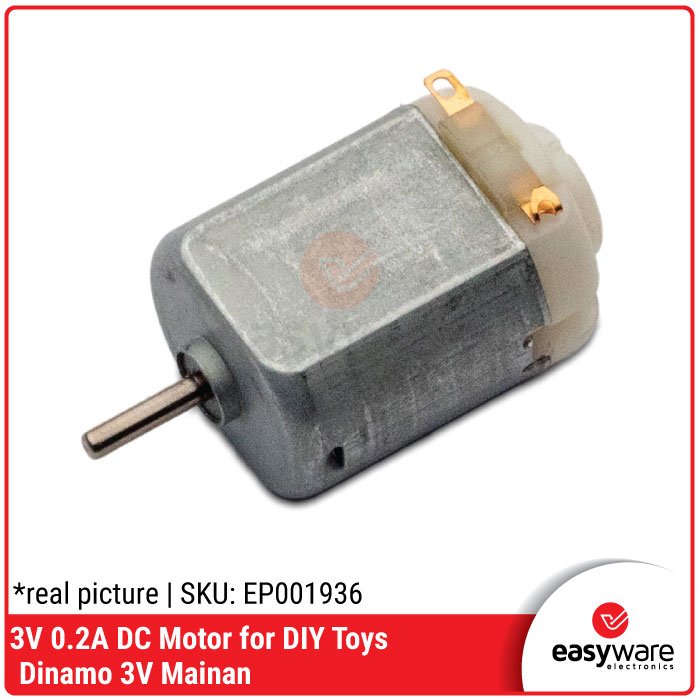 Motor Dynamo DC 3V High Speed 19000-30000 RPM, As 2mm untuk Mainan & DIY Projects – Cover Merah/Hitam/Putih - Image 6