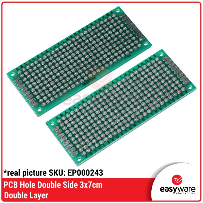 PCB Hole Single Side PCB Hole Double Side FR4 Fiber 2x8cm 4x6cm 5x7cm 8x12cm 9x15cm 10x20cm PCB Lubang Double Layer Single Layer - Image 22
