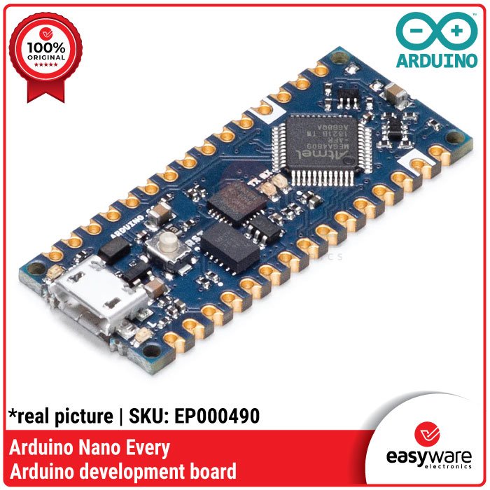 Arduino Nano Every Original – Board Mikrokontroler ATmega4809 Micro USB