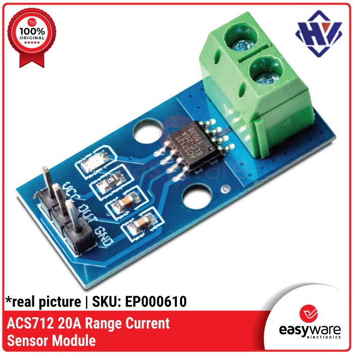 ACS712 Current Sensor Module 5A 20A 30A – Sensor Arus AC DC for Arduino - Image 10