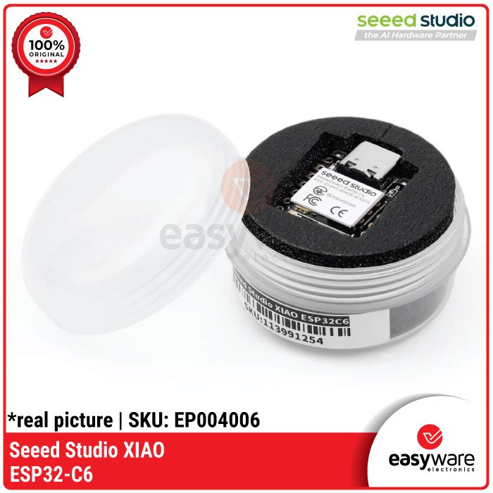 Seeed Studio XIAO ESP32-C6 Development Board WiFi 6 Bluetooth BLE Zigbee Thread 2.4GHz RISC-V Type-C Module - Image 4