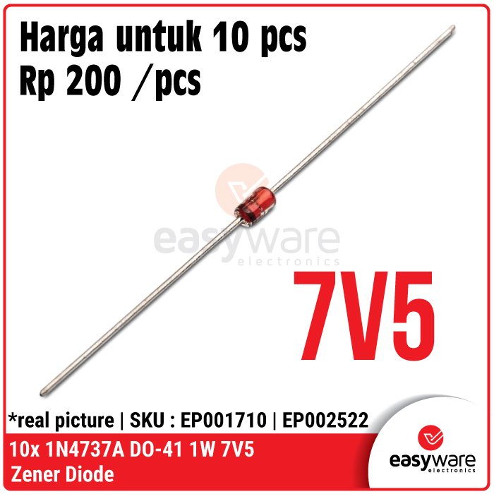 10 Pcs Diode Zener 1Watt DO-41 – Zener Diode 3.3V 5.1V 12V 15V 24V Stabilizer Tegangan - Image 5