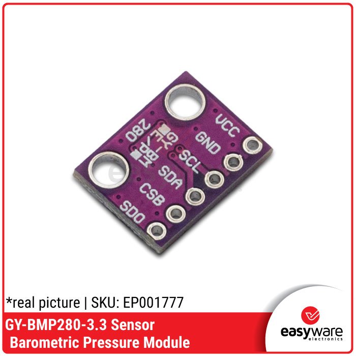 Modul BMP280 GY-BMP280-3.3 – Sensor Barometrik & Suhu Akurat untuk Arduino & IoT - Image 3