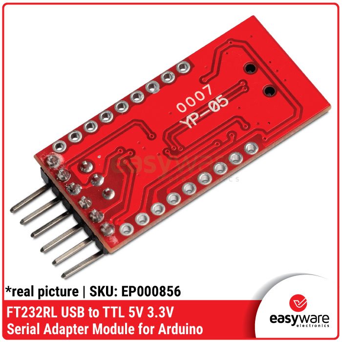 Modul FT232RL FTDI USB to TTL Serial Adapter – Converter 3.3V 5V Pilihan Mini USB / Type-C - Image 4