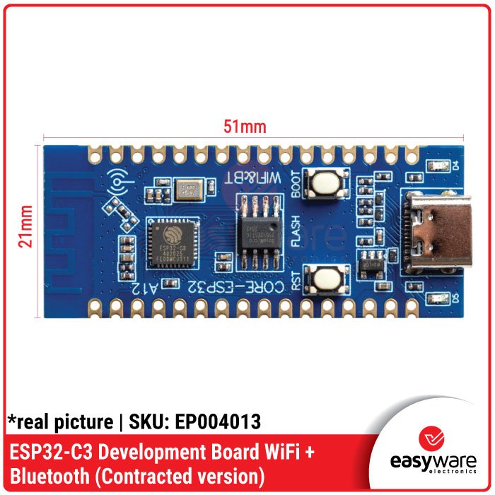 ESP32-C3 Development Board WiFi + Bluetooth – Varian Classic & Contracted ✅ - Image 3