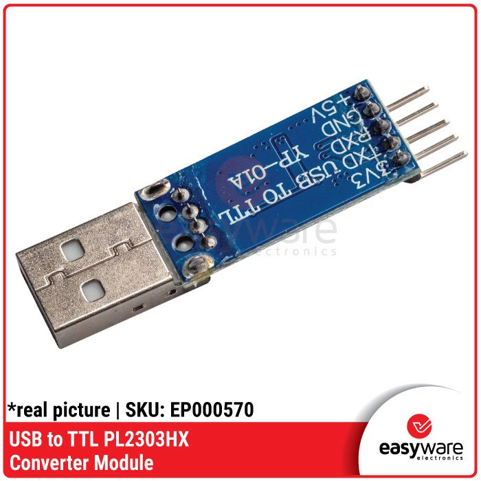 USB to TTL PL2303HX Converter Module – Modul Serial Adapter USB ke TTL RS232 5V 3.3V - Image 3