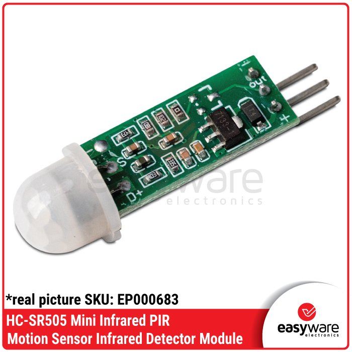 Modul Mini PIR Motion Sensor HC-SR505 – Sensor Gerak Inframerah Ultra Kecil - Image 2