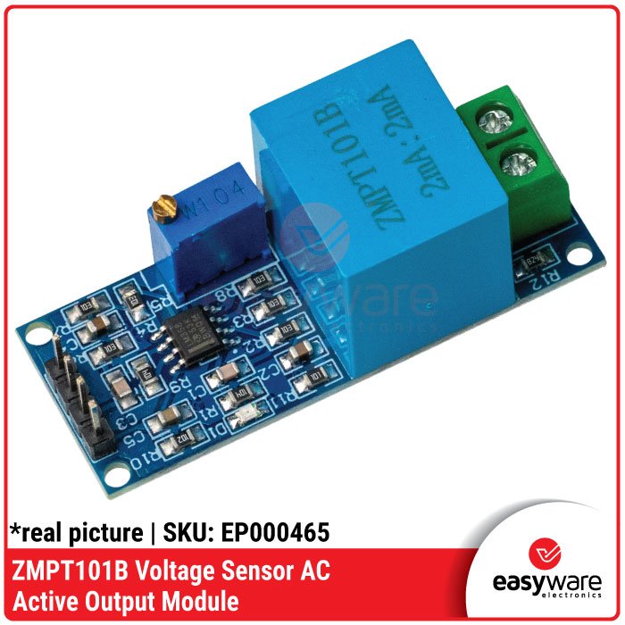 ZMPT101B AC Voltage Sensor Module – Sensor Tegangan AC 220V Presisi for Arduino