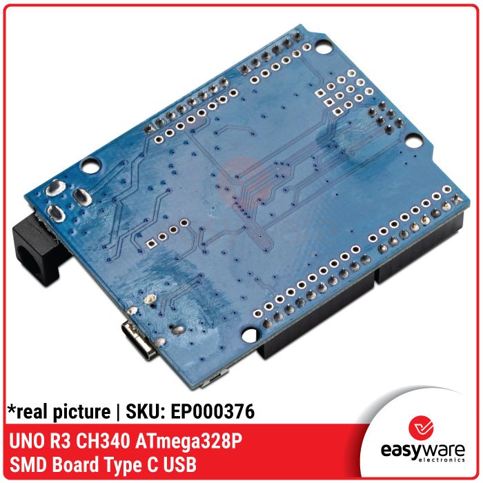 Arduino UNO R3 Clone CH340 CH340G SMD Type B Type C USB SMD Board - Image 4