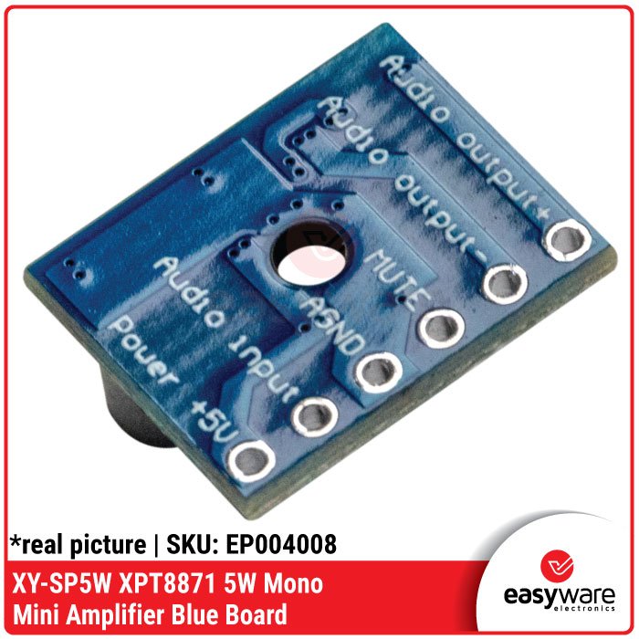 XY-SP5W XPT8871 XPT 8871 5W Mono Mini Audio Amplifier Board Class AB Blue PCB Speaker Module - Image 3