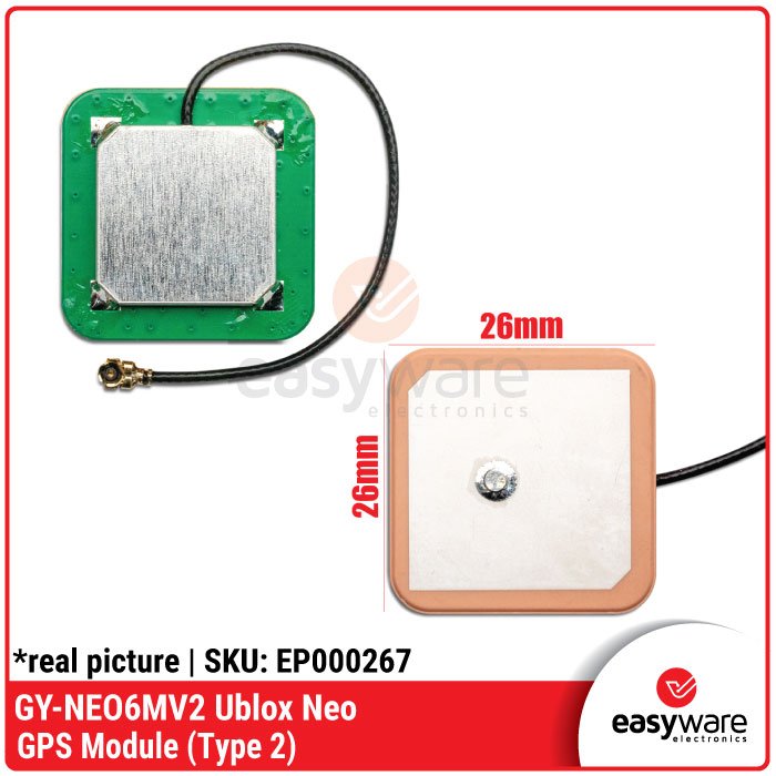 GY-NEO6MV2 Ublox NEO-6M GPS Module – Sensor Navigasi Antena Eksternal untuk Arduino - Image 3