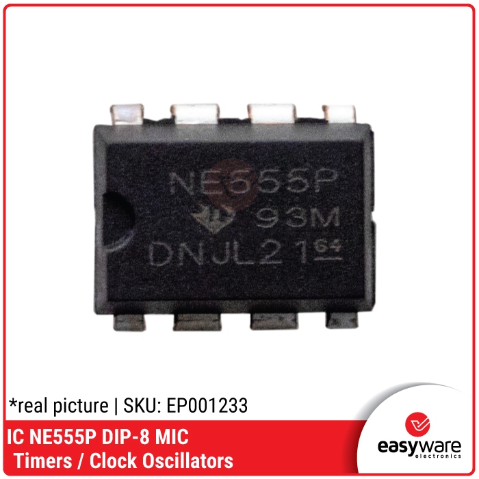 NE555 NE555P DIP-8 IC Timer Clock Oscillator PWM Generator - Gambar 2