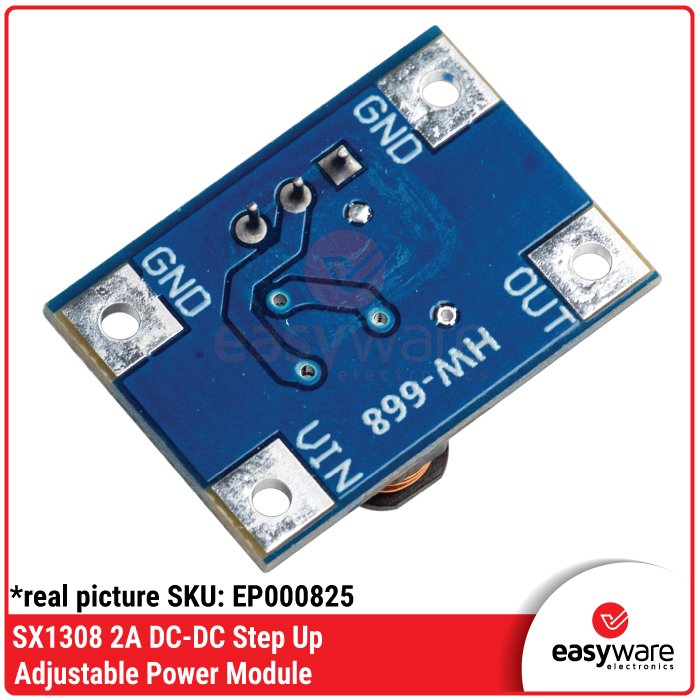 Module SX1308 2A Step Up Adjustable Power 2-28V – Booster Power Supply Module - Image 3