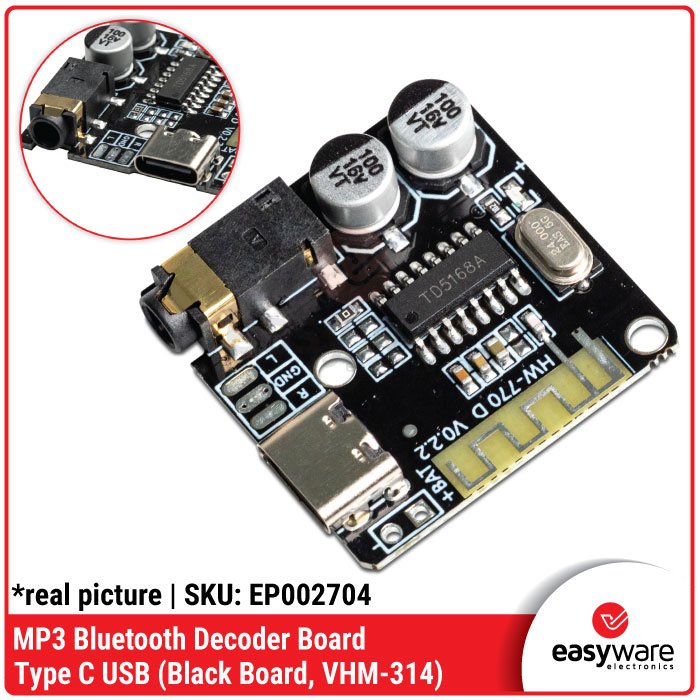VHM-314 VHM314 BLUETOOTH 5.0 AUDIO RECEIVER BOARD Type C / MicroUSB - Image 2