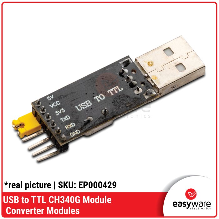 Modul USB to TTL CH340G Serial Converter – Programmer Arduino Adapter 3.3V 5V - Image 3
