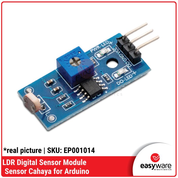 LDR Digital Light Sensor Module – Modul Sensor Cahaya for Arduino ESP32