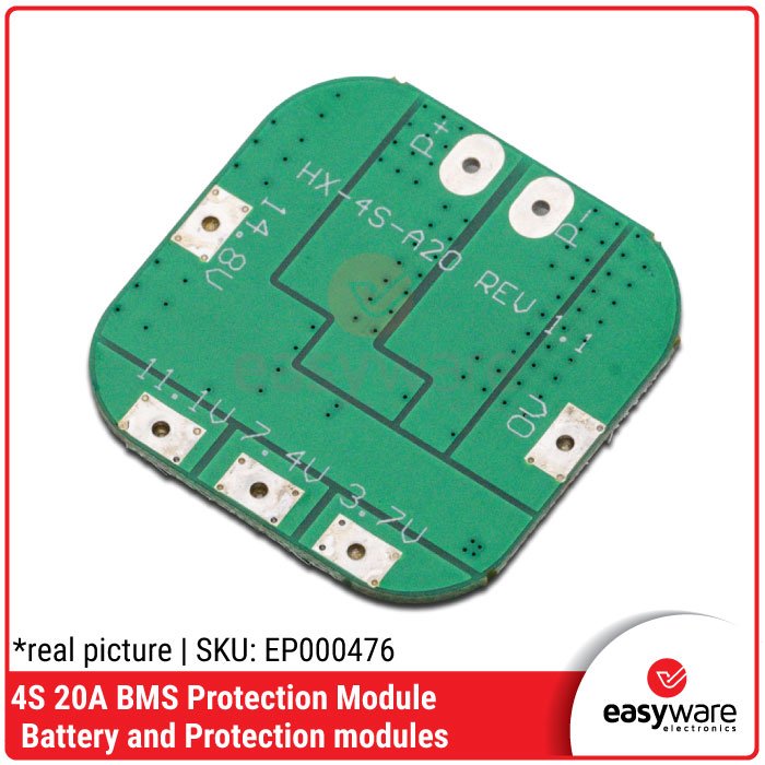Modul BMS 4S 20A – Battery Management System 16.8V untuk Baterai Lithium High Current - Image 3