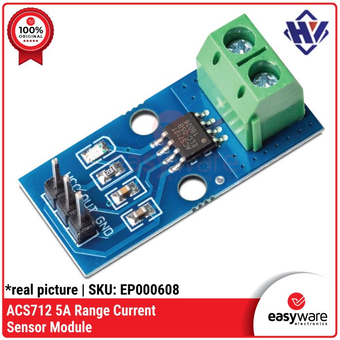 ACS712 Current Sensor Module 5A 20A 30A – Sensor Arus AC DC for Arduino - Image 7