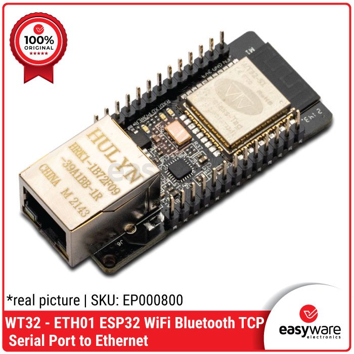 WT32 ETH01 ESP32 ETH01 Serial Port to Ethernet WiFi Bluetooth WT32-ETH01 ESP32-ETH01 TCP RJ45 Gateway Module - Image 2