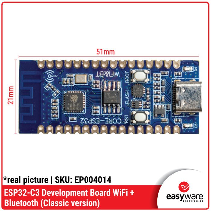 ESP32-C3 Development Board WiFi + Bluetooth – Varian Classic & Contracted ✅ - Image 6