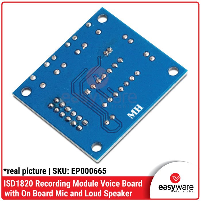 ISD1820 Voice Recording Module + Loud Speaker – Perekam Suara & Playback - Image 3