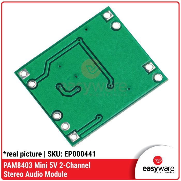 PAM8403 Mini 5V 2-Channel Stereo Audio Module – Amplifier Portabel 3W x 2 - Image 3