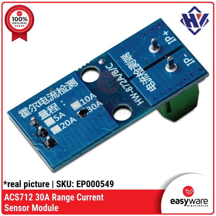ACS712 Current Sensor Module 5A 20A 30A – Sensor Arus AC DC for Arduino - Image 3