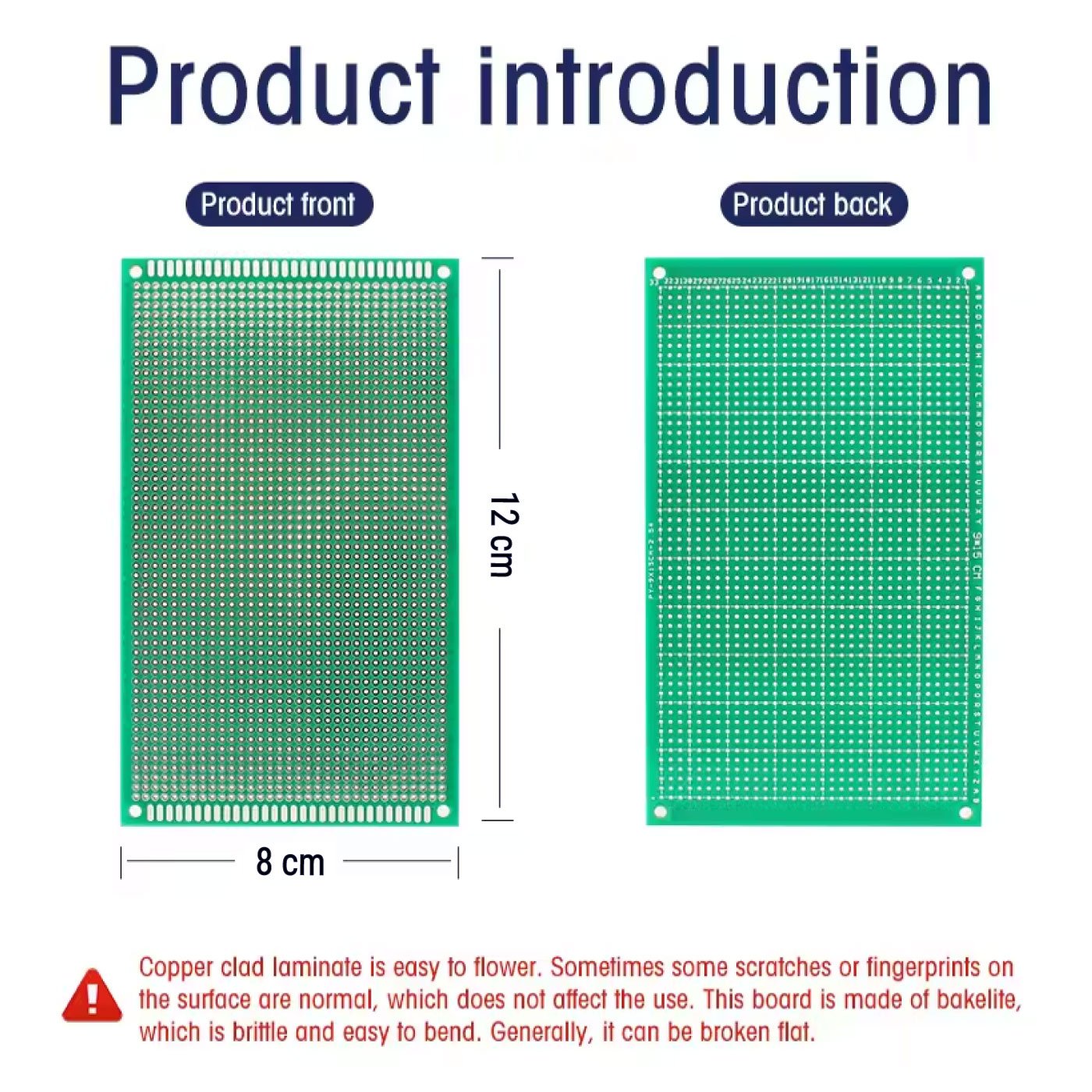 PCB Hole Single Side PCB Hole Double Side FR4 Fiber 2x8cm 4x6cm 5x7cm 8x12cm 9x15cm 10x20cm PCB Lubang Double Layer Single Layer - Image 12