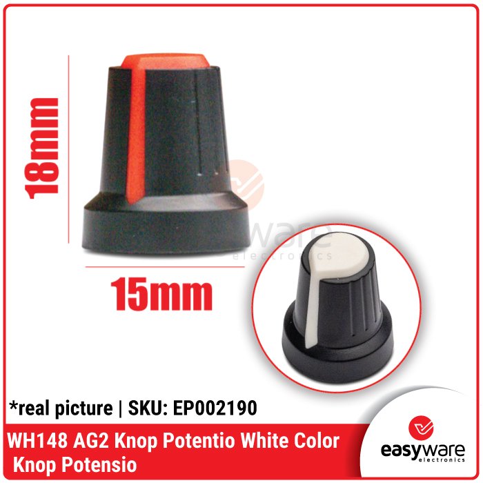 Knob Potentiometer WH148 AG2 15mm x 17mm – Tutup Potensio Variasi all color - Image 5