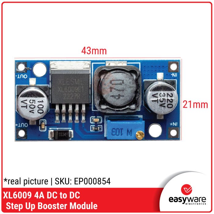 Modul XL6009 Step Up Converter 4 Amper – Regulator Booster DC ke DC High Power - Image 2