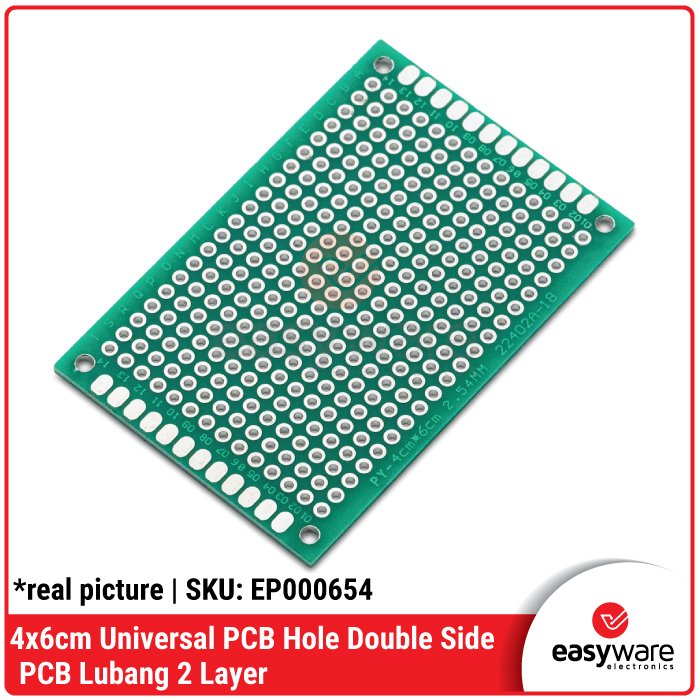 PCB Hole Single Side PCB Hole Double Side FR4 Fiber 2x8cm 4x6cm 5x7cm 8x12cm 9x15cm 10x20cm PCB Lubang Double Layer Single Layer - Image 11