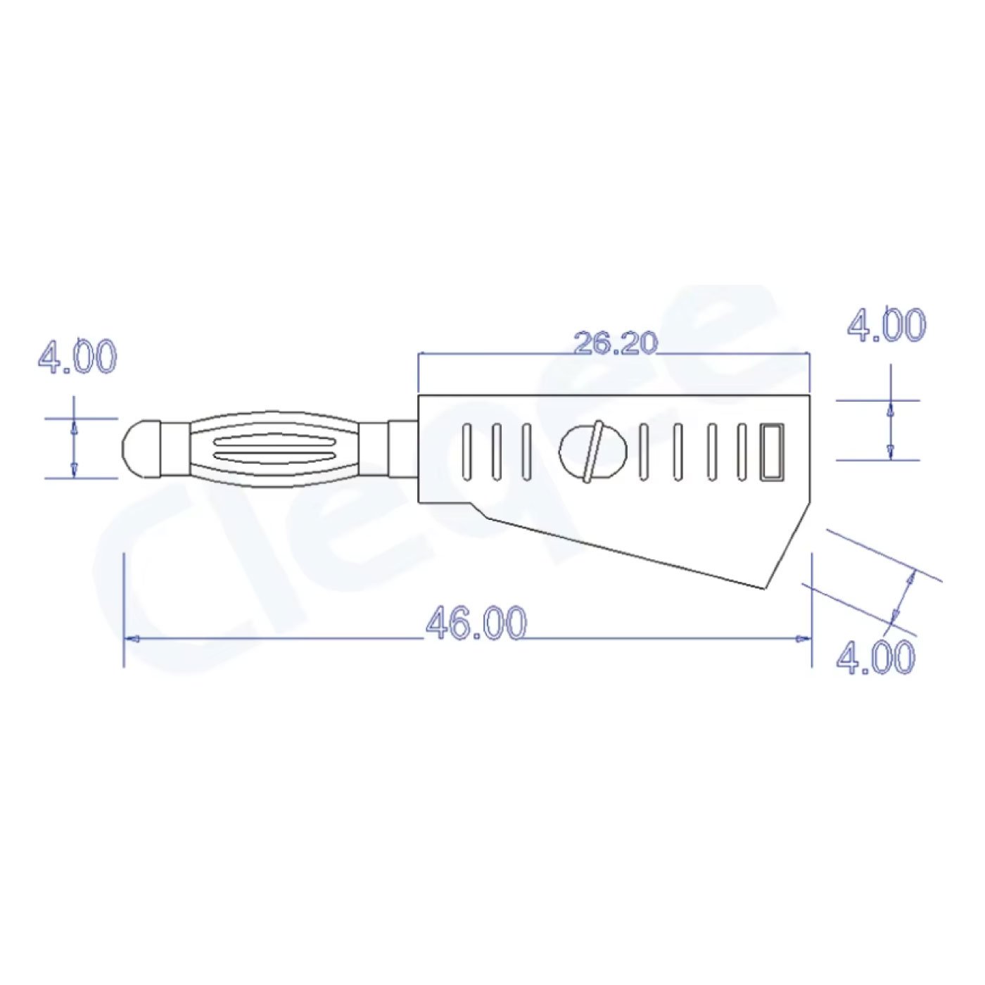 4mm Stackable Banana Male Plug Nickel Plated Speaker Connector Test Probe Binding Post Red Green Blue Yellow White Black Merah Hijau Biru P3002 - Image 4