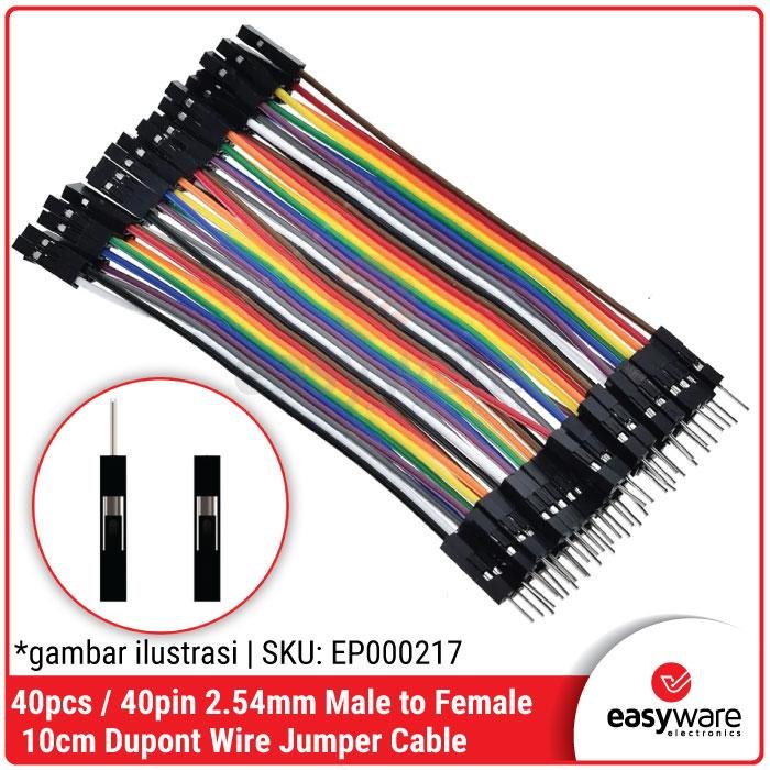40pcs Kabel Jumper 10cm Dupont 40 Pin – Varian Male to Male / Female / Male-Female - Image 3