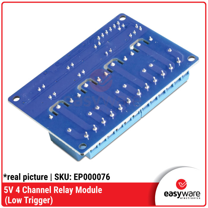 Modul Relay 4 Channel 5V Low Trigger - Relay Arduino ESP32 IoT Automation High Quality - Gambar 3
