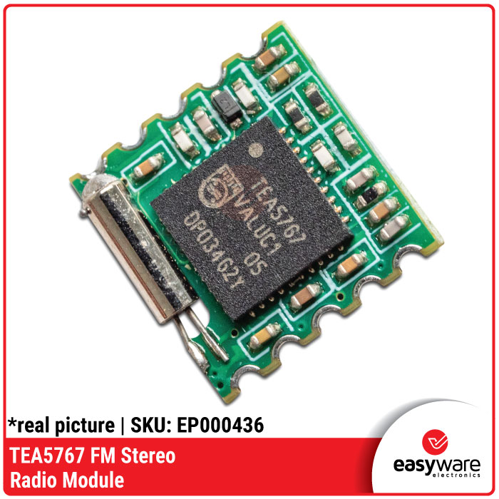 Modul Radio FM Stereo TEA5767 – Digital FM Receiver untuk Arduino & Proyek IoT