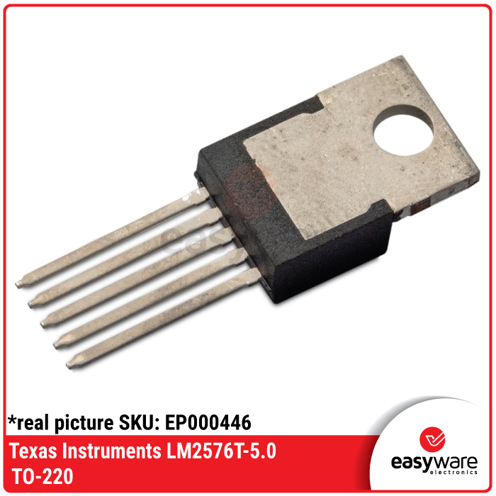 Texas Instruments LM2576T-5.0 IC Step Down Buck Regulator 5V 3A TO-220 Original - Gambar 2