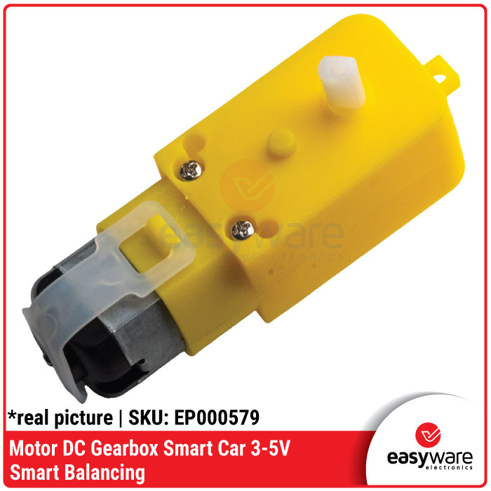 Motor DC Gearbox Smart Car 3V-5V High Torque TT Motor Robot Balancing - Gambar 2