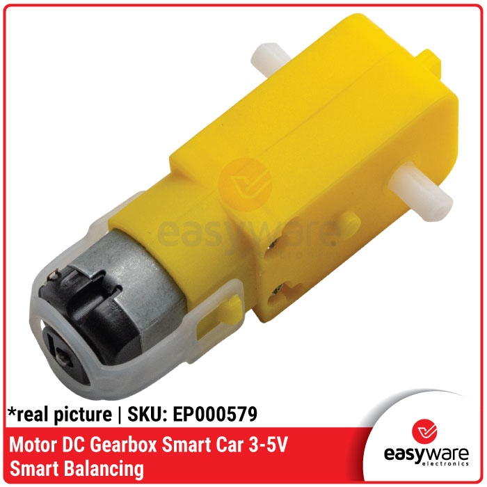 Motor DC Gearbox Smart Car 3V-5V High Torque TT Motor Robot Balancing - Gambar 3